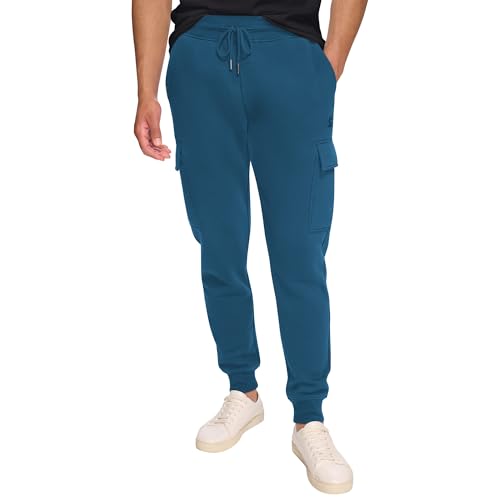 Pantalon de survêtement Fleece Cargo Jogger brodé Starter pour homme en molleton doux