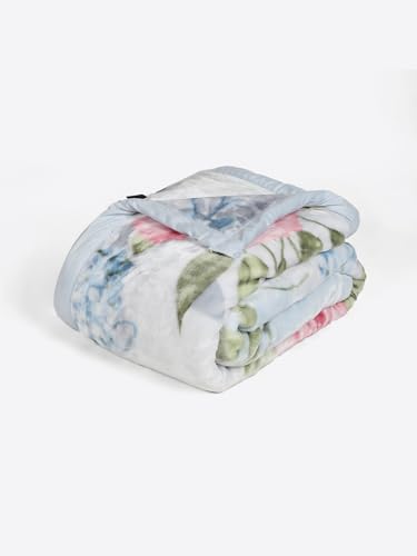 Image of Monte Carlo Single Bed Heavy Winter Blanket Lavish Plus 2 Ply Box Pack 900 GSM | 3.2 KG (220x160 CM), Grey