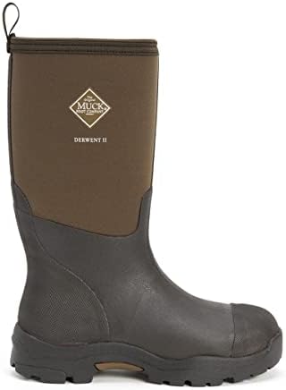 Review of Muck Boots Unisex Wellington Rain Boot, Brown Bark, 12 US Men | Image 1