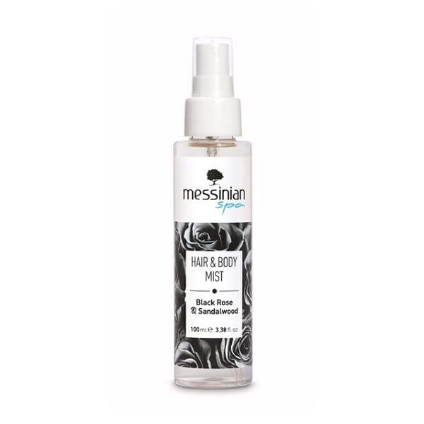 Messinian Spa Black Rose & Sandalwood Hair & Body Mist 100ml