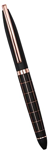 Image of amazon basics Elegant Ballpoint Pen with Classy Stainless Steel Body (Rose Gold, Blue Ink)