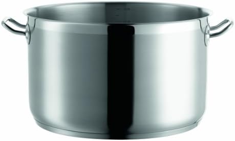 Domestic Professional 811015 Professional Meat Pot 32 cm 18/10 Stainless Steel / 0.7 mm / Induction / Litre Scale