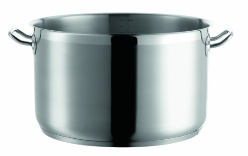Domestic Professional 811015 Professional Meat Pot 32 cm 18/10 Stainless Steel / 0.7 mm / Induction / Litre Scale