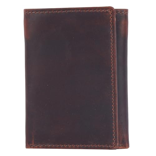 Image of Trifold Wallet for Men - Full Grain Leather, Handcrafted RFID Blocking Wallet, Slim Trifold Design, Classic Men's Leather Wallet, Gift for Him