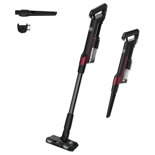 Hoover ultraleichter kabelloser HF2 Akku Staubsauger mit Verdichtungs-Funktion für 3X mehr Staubkapazität, bis zu 40min Laufzeit, Anti-Twist gegen Haarverwicklung, LED & Hartbodendüse