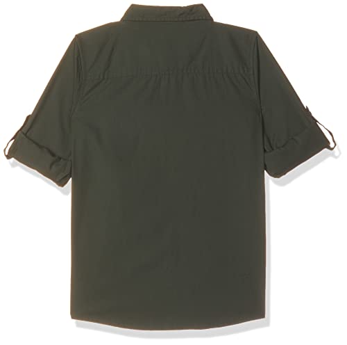 Image of Amazon Brand - Symbol Boys 100% Cotton Solid Casual Shirt | Full Sleeves | Regular Fit | Age 2-14 Years