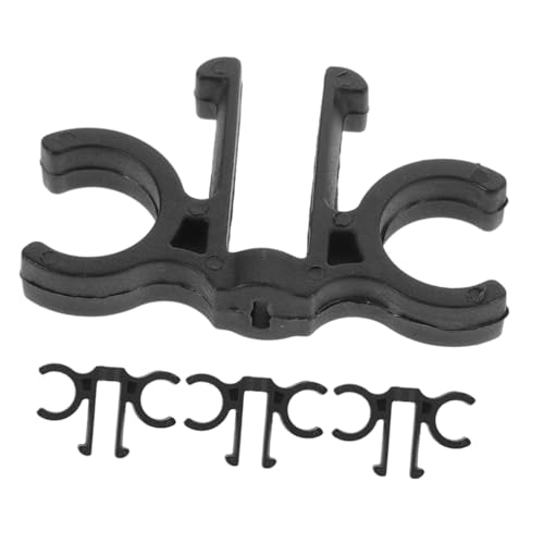 KICHOUSE Trekking Pole Buckle Clips 8-Shaped Snap for Hiking Poles Plastic Locks Rod Post Clip