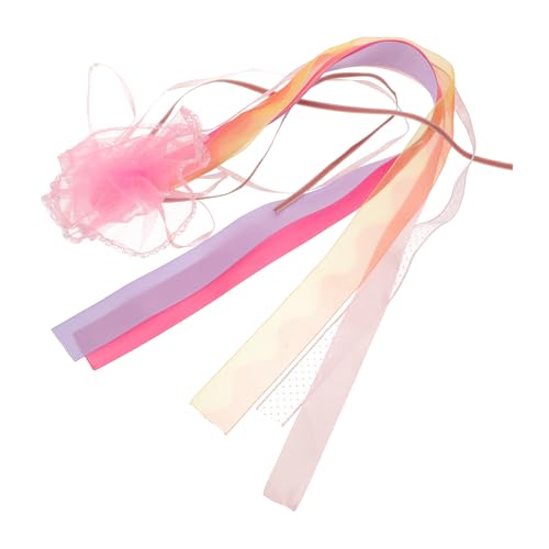 OFFIGAM Serpentina Decorativa Accesorio Divertido Que Añade Estilo y Color Borlas de Plástico y Tela para Manillar de Bicicleta y Scooter para Niñas y Adolescentes