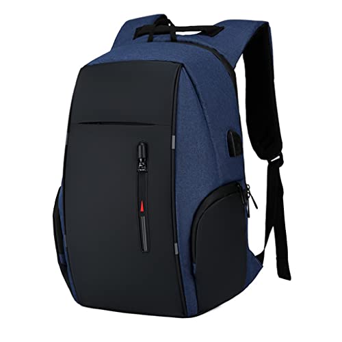 Mochila Impermeável mochilas escolar Para Notebook Masculina/Feminina Azul