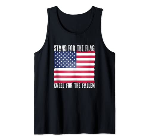 Stand For The Flag - Inginocchiati per i caduti - Stand - Flag Tee Canotta