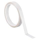 PATIKIL Hitzefestes Band, 0,6 Zoll x 33 Fuß Hochtemperaturband PTFE-Klebeband Hochtemperaturband Wasserdicht für Vakuumversiegelungsmaschine Isolationsschutz, Weiß, 0,18 mm dick