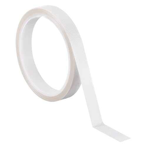 Image of PATIKIL Heat Resistant Tape, 0.6 Inch x 33 Feet High Temperature Tape PTFE Adhesive High Heat Tape Waterproof for Vacuum Sealer Machine Insulation Protection, White, 0.13mm Thick