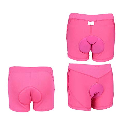 Shorts de ciclismo, Andoer Shorts de ciclismo masculino acolchoados de BTT para bicicleta e de bicic