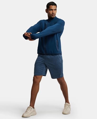 Image of Jockey SP17 Men's Soft Touch Microfiber Elastane Stretch Thumbhole Jacket with Stay Dry Treatment