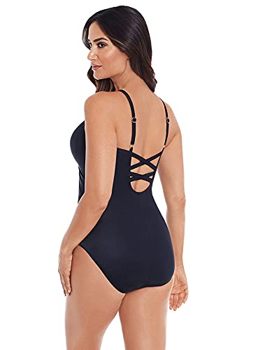 Miraclesuit Women's Swimwear Rock Solid Captivate Tummy Control Underwire Cross Back One Piece Swimsuit4
