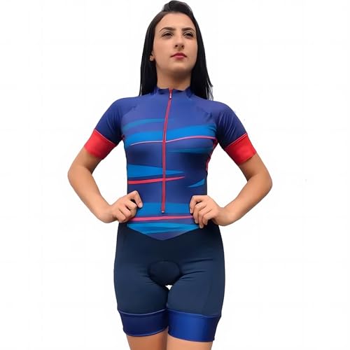 Combinaison de cyclisme femme respirante avec poches et maillot séchage rapide intégré