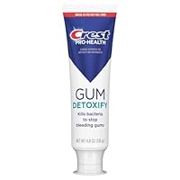 Crest Pro-Health Gum Detoxify Deep Clean Toothpaste 4.8 oz - Anticavity, Antibacterial Flouride Toothpaste, Clinically Proven, Gum and Enamel Protection, Plaque Control