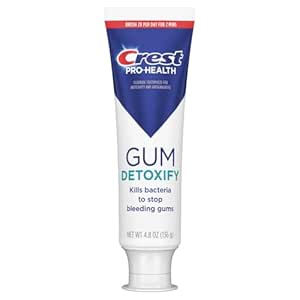 Crest Pro-Health Gum Detoxify Deep Clean Toothpaste 4.8 oz - Anticavity, Antibacterial Flouride Toothpaste, Clinically Proven, Gum and Enamel Protection, Plaque Control