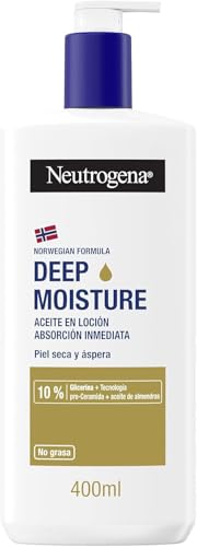 Neutrogena Aceite en Loción Hidratación Profunda, Piel Seca, 400 ml