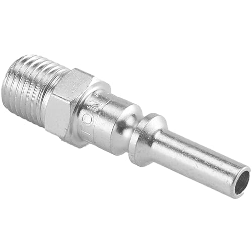 Plug L Style Milton 791 de 1/4" MNPT en caja de 10 unidades color plata 5