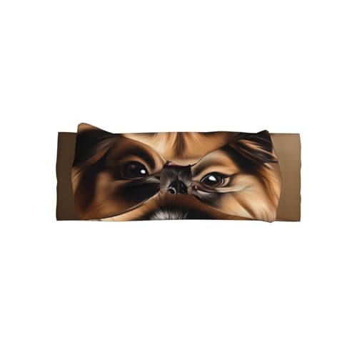 A cute dog painting Baby Headbands Soft Nylon Hairbands with Stretchy Bows Girls Hair Accessories for Newborn Infant Toddler Kids