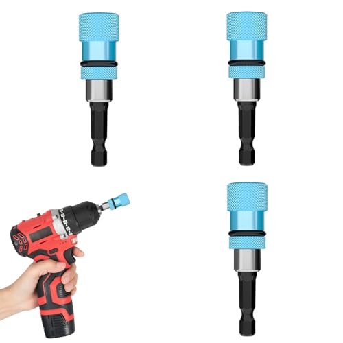 3 pieces drywall bits, drywall screwdriver attachment, plaster bit, plaster screws, drywall screwdriver, 1/4 inch hex shank rigips tool for cordless screwdrivers and hand drills