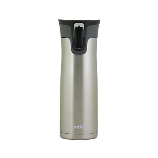Contigo Caneca de viagem com isolamento a vácuo West Loop Autoseal 590 ml, aço inoxidável