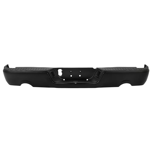 ALMULOO Rear Step Bumper Assembly Compatible with 2009-2022 Dodge RAM 1500 W/O Sensor Holes W/Dual & license lights Replacement For CH1103123 (Two Packages)