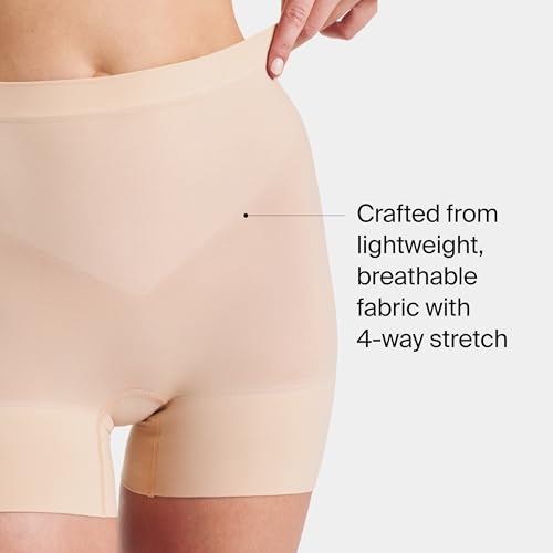 SPANXsculpt Seamless Power Shorty - For All Hemline Lengths - Lightweight Core Control Shapewear - Dig-Free Waistband3