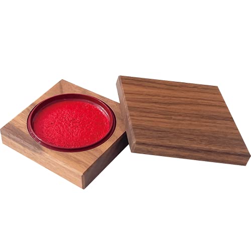 KATOMOKU 練り朱肉 ウォールナット km-126WA 印肉