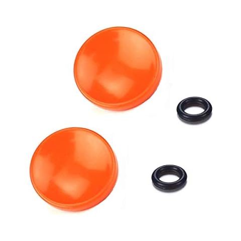 LXH 2 PCS Orange Concave Soft Shutter Release Button for Camera with Shutter Release Socket Compatible With Fujifilm X100T X100F X100S X-E2 X-E2S XPRO-1/2 X-T10/20 X10/20/30 PEN-F Cover