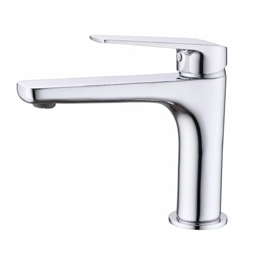 JQQJZLC Grifo de Grifo de Grifo de Grifo de Grifo de Grifo Gourmet Grifo de Grifo Gourmet Caliente y fría Grifo Cromado Mate Mate grúa grúa (Color: Grifo Cromado, tamaño: c)