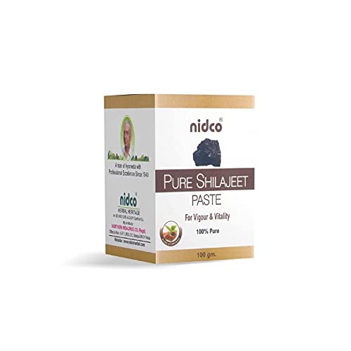 Shilajeet Pure Resin/Paste | 100% Ayurvedic - Strength, Stamina and Power | 100gm