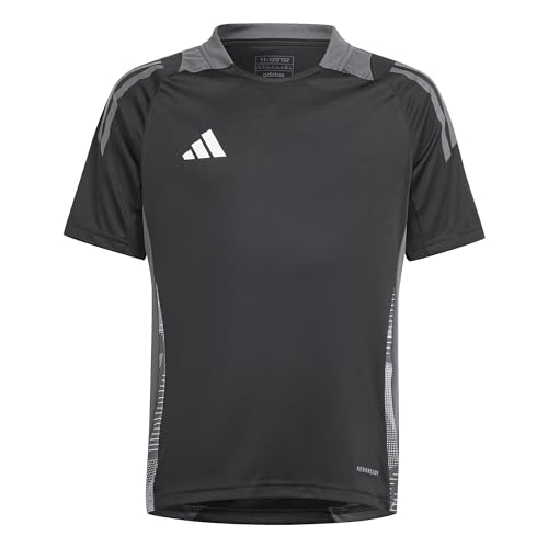 adidas ジャージ 黒/グレーtiro24 Amazon.com: adidas Tiro24 Competition Training Jersey (Little Kids