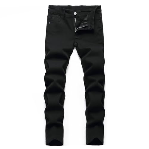 Boy's Skinny Fit Stretch Slim Fashion Elastic Waist Jeans Pants