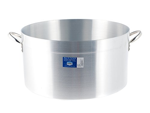 Pardini Albergo Casseruola Media con 2 Manici, Alluminio, Grigio, 50 cm