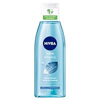 NIVEA Refreshing Toner 200ml | With Lotus & Hydramine | Effective Makeup Remover | Gently Cleanses and Moisturises Skin | Eliminates Impurities | For Normal & Combination Skin