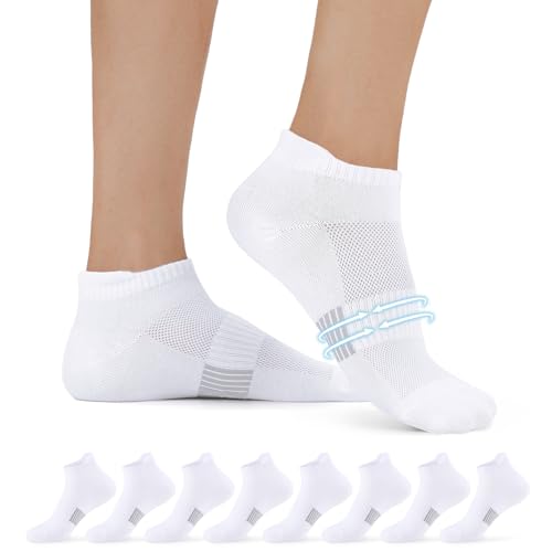 FALARY Sportsocken SneakerSocken Herren & Damen 8 Paar Sneaker So...