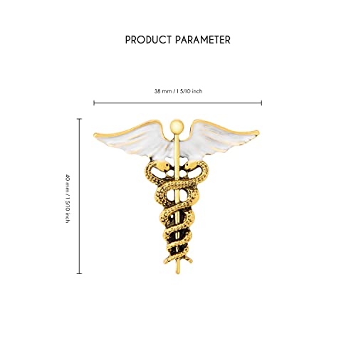 Vintage Metal Lepel Pin for Men in Gift Box