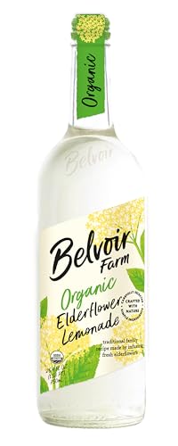 Belvoir Organic Elderflower Lemonade, 25.4 Fl Oz | Organic and Refreshing Elderflower Lemonade | Made with Natural Ingredients | Perfect for Summer | No Artificial Sweeteners