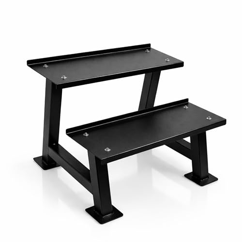 24 Kettlebell Storage Rack 2-Tier Kettlebell Rack with 500 LBS Capacity