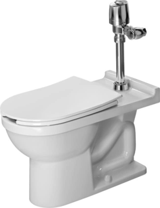 Duravit Starck 3 Floorstanding Toilet Bowl with flushometer