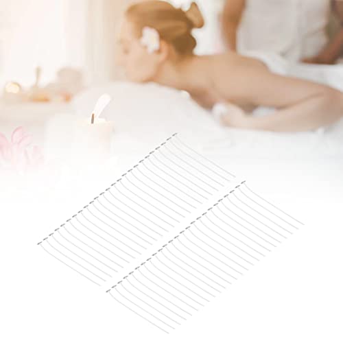 50 unidades de mechas de algodón blancas de 15 cm para velas