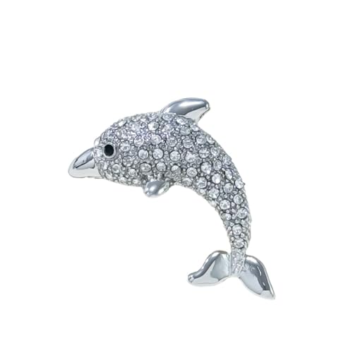 Image of women's animal brooch, rhinestone pearl cubic zirconia high-end temperament animal insect brooch clothing paired with jackets, pins, brooches suitable for women and girls