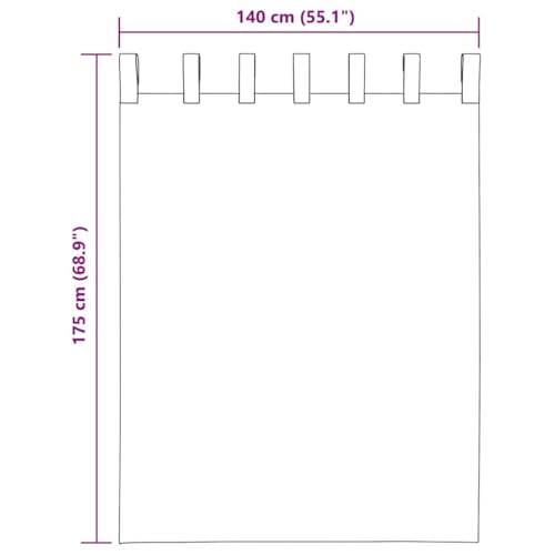 Rideaux en voile sable tamisants 140x175cm | Voilage isolant thermique phonique salon et chambre - 8