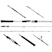Jigging World Silver Bullet Slow Pitch Spinning Rod (JW-SBS200 Heavy/Mod Fast 30-50lb Max 7oz)