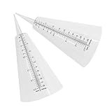 Kichvoe 2pcs Cone-Shaped Rainfall Measuring Cup Garden Rain Gauge Outdoor Rainfall Meter for Lawn and Patio
