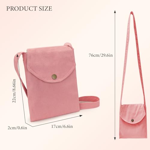 Ultralight Small Crossbody Bags, Canvas Small Crossbody Purses for Women and Girls, Compact Small Crossbody Purse2