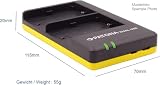PATONA NP-W126 NP-W126s Ładowarka baterii (Dual USB/1957) wejście USB-c i MicroUSB