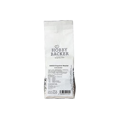 Hobbybäcker Eispulver Neutral ► Für lecker cremiges Eis, wie beim Italiener, selbstgemachtes Eis, Eismaschinentauglich, 500g